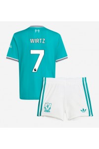 Liverpool Florian Wirtz #7 Babytruitje 3e tenue Kind 2025-26 Korte Mouw (+ Korte broeken)